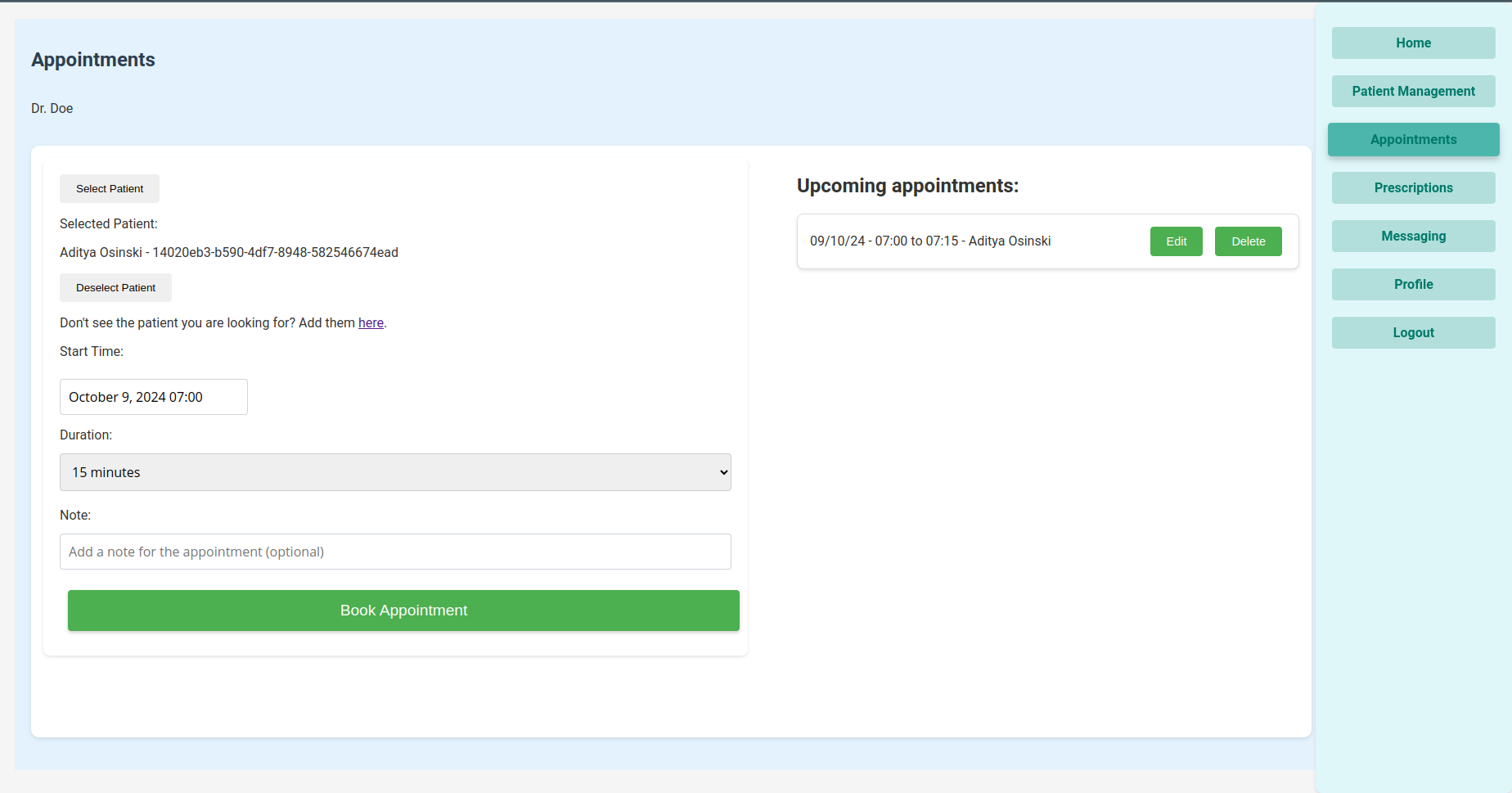 Docal - Messaging System