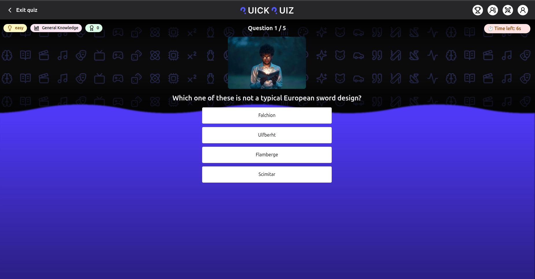 QuickQuiz: UX-prisnominerad multiplayer-quizapp