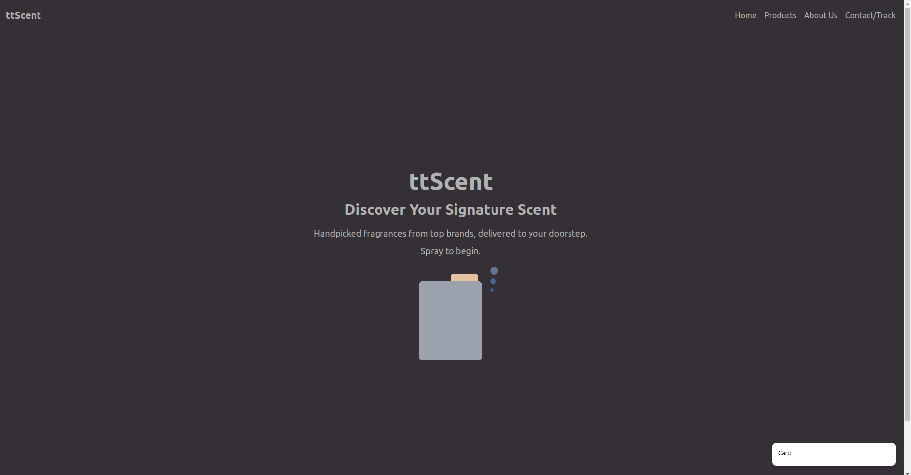 ttScent - Welcome Animation