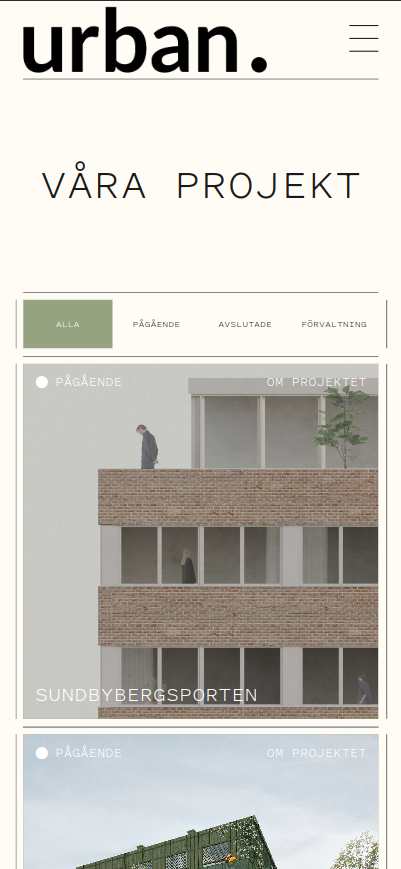 Urban Properties - Mobile View